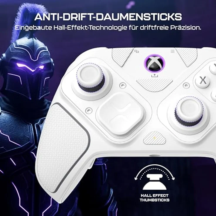 Turtle Beach Victrix Pro BFG Reloaded, Kabelloser Modular Xbox Controller in Weiß mit 3 anpassbaren Modulen und 5-Stopp-Halleffekt-Clutch Trigger – Bild 2