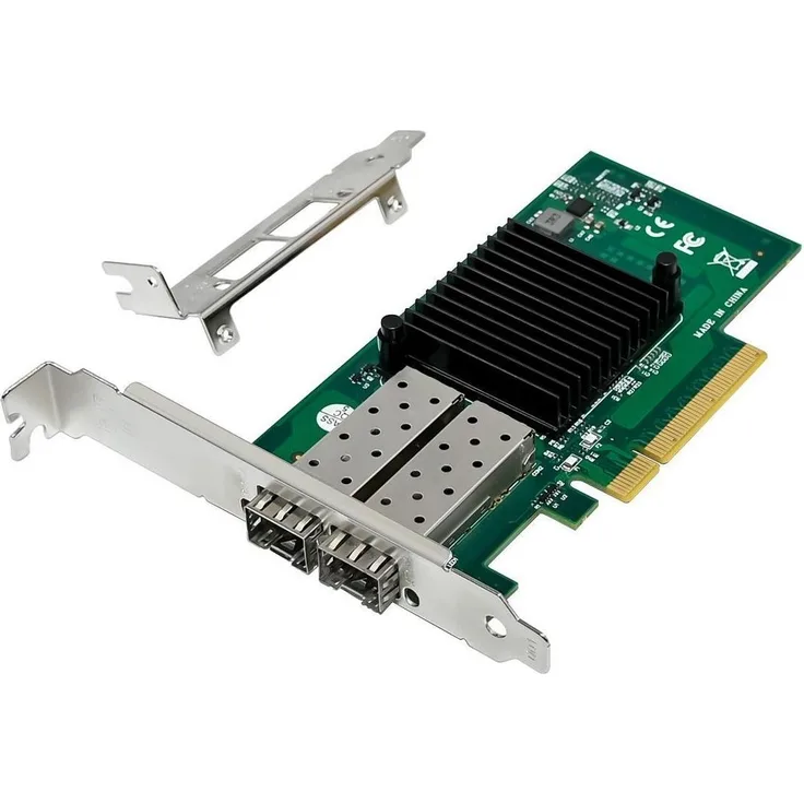 MicroConnect X520-DA2, Netzwerkkarte PCIe x8, 10GbE Dual-Port SFP+ für Hochleistungsnetzwerke