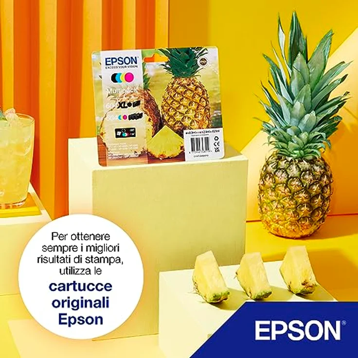 Epson Orginal 604 Tinte Ananas Multipack 4-farbig Standard, XP-2200 XP-2205 XP-3200 XP-4205 WF2910DWF WF2930DWF WF2950DWF, ReadyPrint Flex-Tintentarife – Bild 2