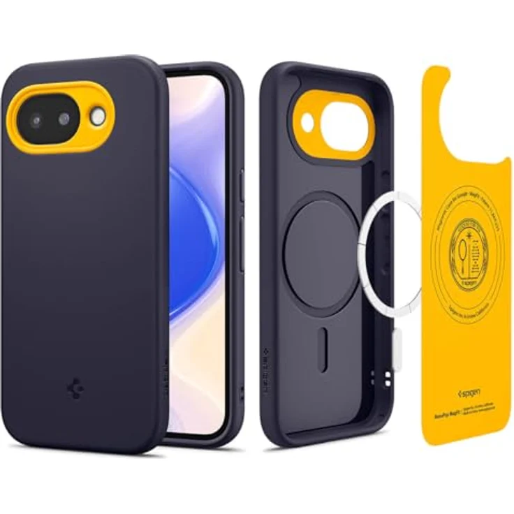 Spigen Nano Pop MagFit Hülle für Google Pixel 10a, Zweifarbiges Design in Blueberry Navy, Stylisch Dünn, Staubfrei, Kompatibel mit MagSafe, Air Cushion Technologie – Bild 1