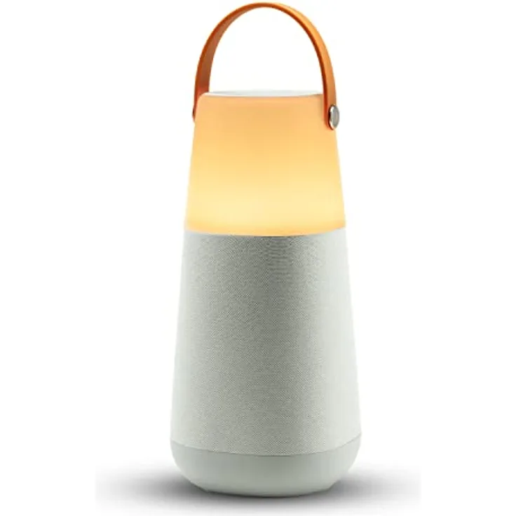 ION Audio Bright Max – Tragbarer, wasserfester 360° Bluetooth-Lautsprecher mit Beleuchtung, atmosphärischen Sounds, Multi-Sync Technologie und Akku