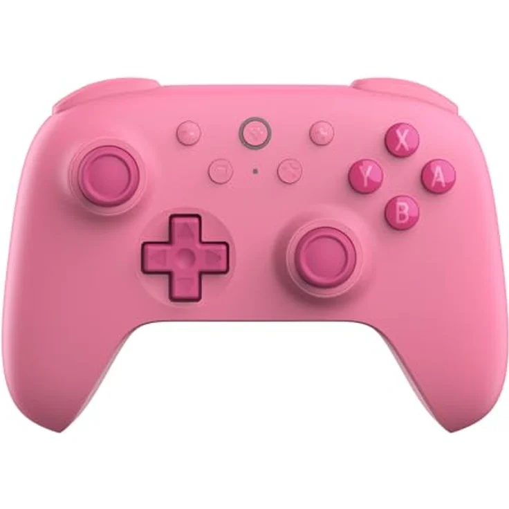 8bitdo Ultimate 2C Bluetooth Controller for Switch, Wireless Controller with 6-Axis Motion Control, Rumble Vibration, Refined D-Pad and Bumpers, and Hall Effect Joysticks (Pink) – Bild 1