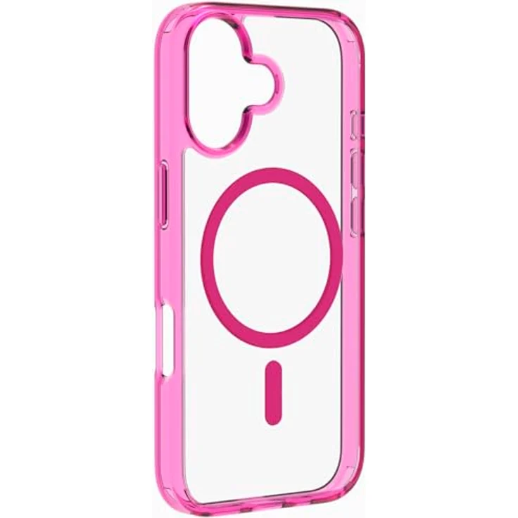 Cellular Line Iconic Mag Cover für Apple iPhone 17, Pink und Transparent, versandkostenfrei – Bild 1