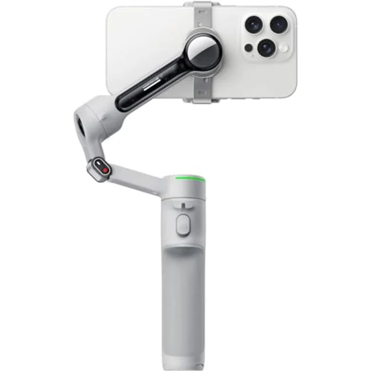 Insta360 Flow 2 Pro Grey, KI-betriebener Smartphone-Stabilisator mit 3-Achsen-Stabilisierung, integrierter Selfie-Stick und Auto-Tracking – Bild 3