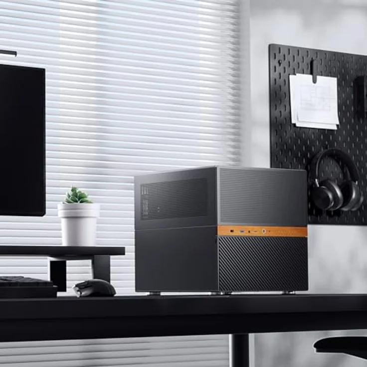 Jonsbo N6, Kompaktes Gaming-PC-Gehäuse für Heimserver und Power-User, Schwarz – Bild 2