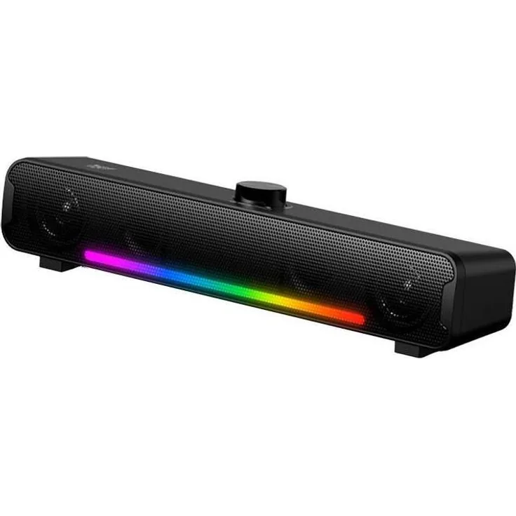 Onikuma L16 Gaming Lautsprecher, PC Lautsprecher mit 10W Leistung, Bluetooth 5.3, Schwarz/Silber