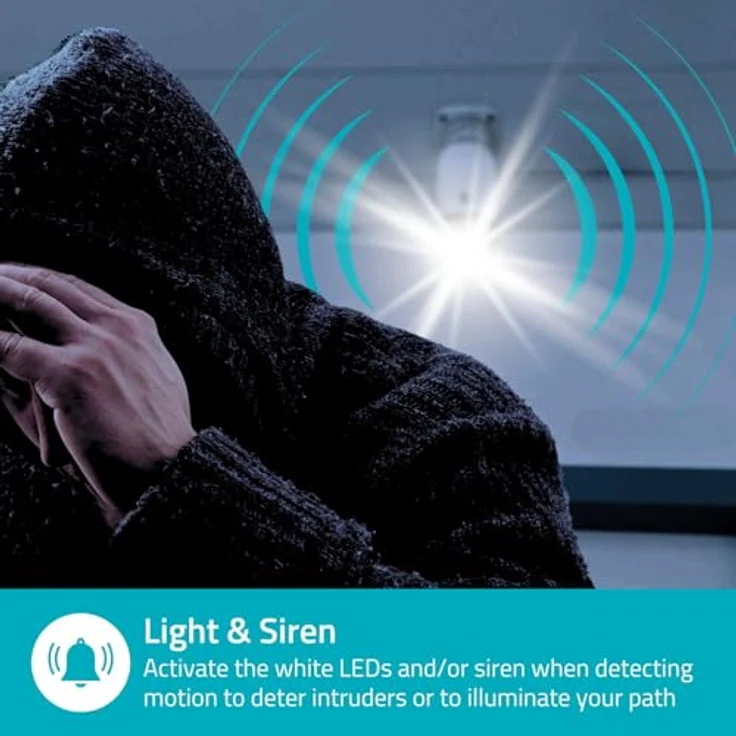 Nedis SmartLife Außenkamera - Wi-Fi - Spotlight - 4MP Quad HD 1440p / 2560x1440 - IP66 - Batterie-Lebensdauer: 10 Monate - 5 V DC – Bild 9