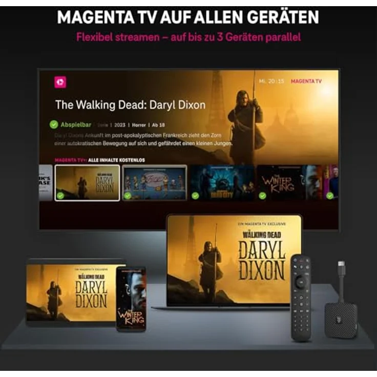 Telekom Magenta TV Stick (2. Gen.), TV-Karte mit HDR 10, Dolby Vision, Bluetooth 5.2, schwarz – Bild 5