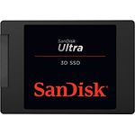 SanDisk Ultra 3D SSD 1 TB SSD interne SSD Festplatte (SSD intern 2,5 Zoll, stoßbeständig, 3D NAND-Technologie, n-Cache 2.0-Technologie, 560 MB/s Übertragungsraten) Schwarz