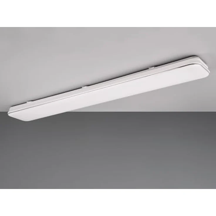 Reality Leuchten LED Deckenleuchte Blanca R64144401, Kunststoff Weiß matt/Chrom, inkl. 46 Watt LED, Switch Dimmer – Bild 4