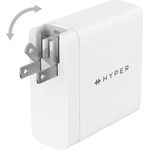 Hyper HyperJuice 140W PD 3.1 USB-C Ladegerät, Multi-Port Wandladegerät für bis zu 3 Geräte, Weiss