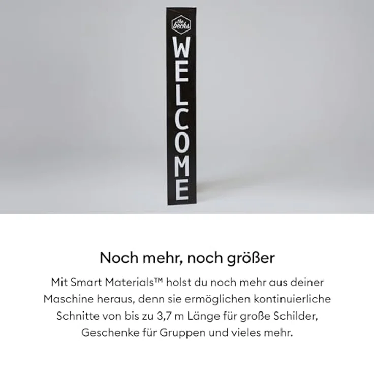 Cricut Smart Vinyl, permanentes Bastelpapier, mattiert, weiß, 33 cm x 3.7 m, spülmaschinengeeignet, wetterbeständig – Bild 5