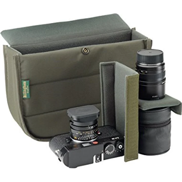 Billingham Small Pro – Tasche Rucksack FibreNyte (Schnellverschluss-System, Regenabweiser) grün und Toasten – Bild 6