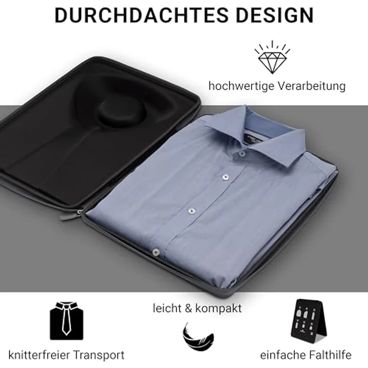 Honju HOME Hemdtasche, Notebooktasche, Grau – Bild 6