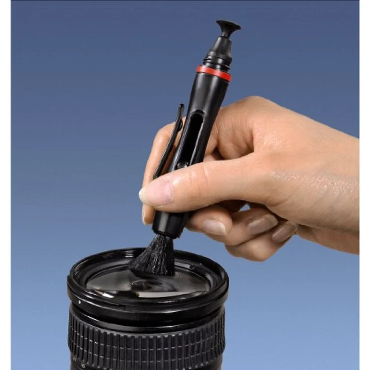 Hama Reinigungsstift zur Objektiv- und Filterreinigung, 11,5 cm lang, Lenspen Classic, Rot-Schwarz – Bild 5