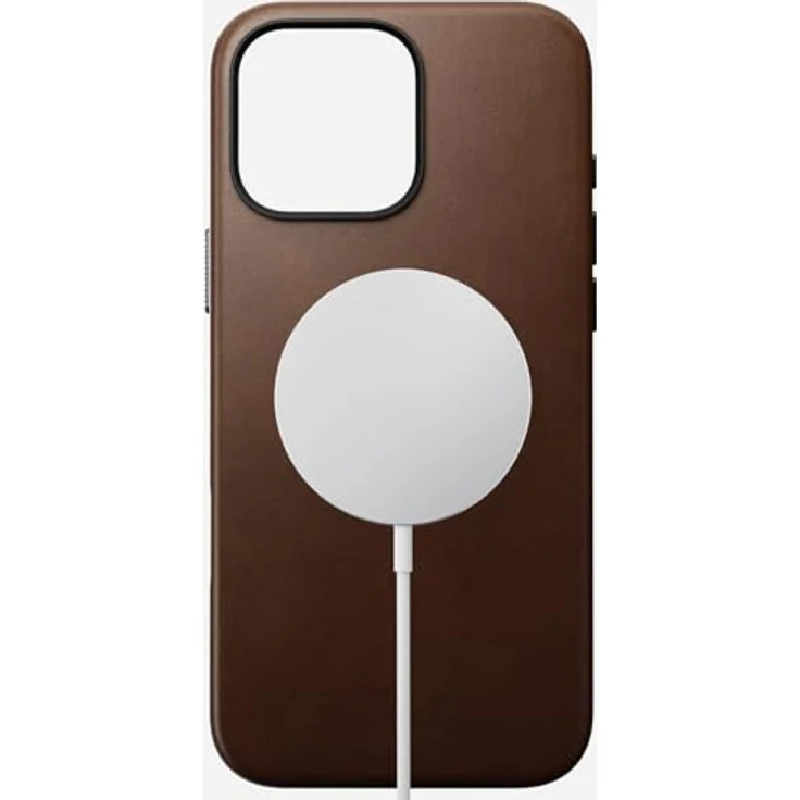 NOMAD Traditional Leather Case | für iPhone 16 Pro | MagSafe-kompatibel | Brown Echtleder Schutzhülle – Bild 2