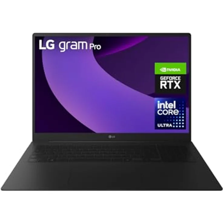 LG gram Pro 17 Zoll Notebook, Intel Core Ultra 7, 32GB RAM, 2TB Dual SSD, NVIDIA GeForce RTX 5050, Windows 11 Home, Schwarz – Bild 1