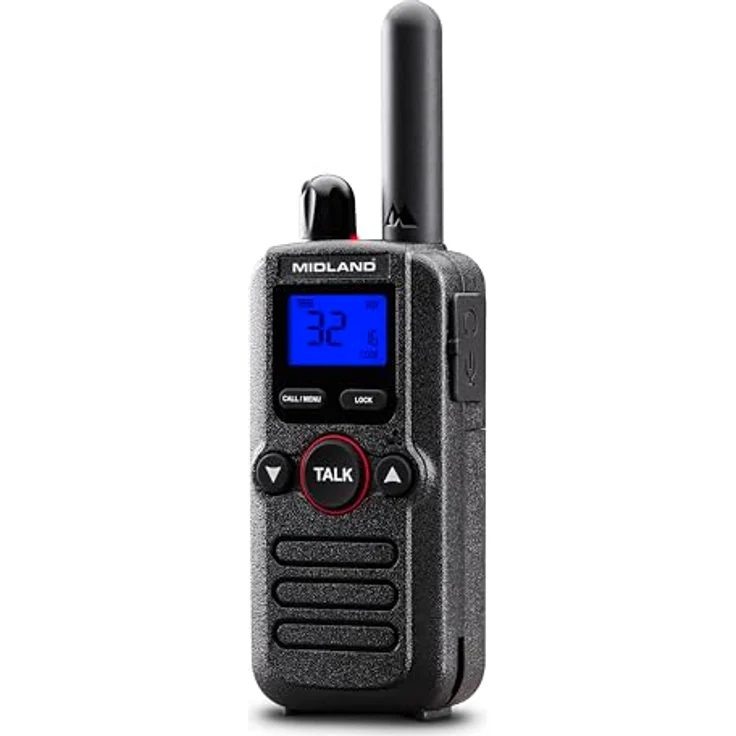 Midland BR180 Business Radio, PMR446 Handfunkgerät, äußerst leicht mit drehbarem Gürtelclip, ideal für den Einzelhandel – Bild 2