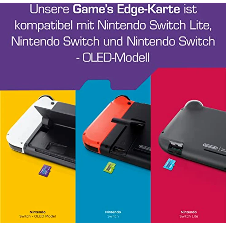 Integral 128GB Gamer's Edge Micro SD Card für die Nintendo Switch - Schnelles Laden & Speichern von Spielen Speichern von Spielen DLC & Daten Entwickelt für Nintendo Switch, Switch Lite & Switch OLED – Bild 4