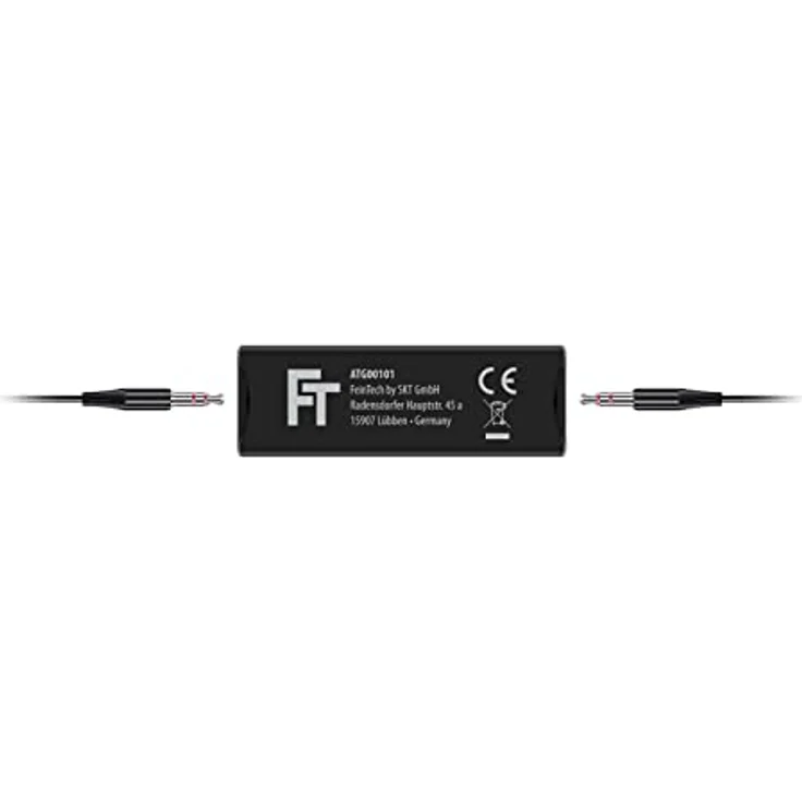 FeinTech ATG00101 Audio Masse-Trennglied Mantelstrom-Filter, 3,5 mm Klinke beseitigt Brummen schwarz – Bild 4