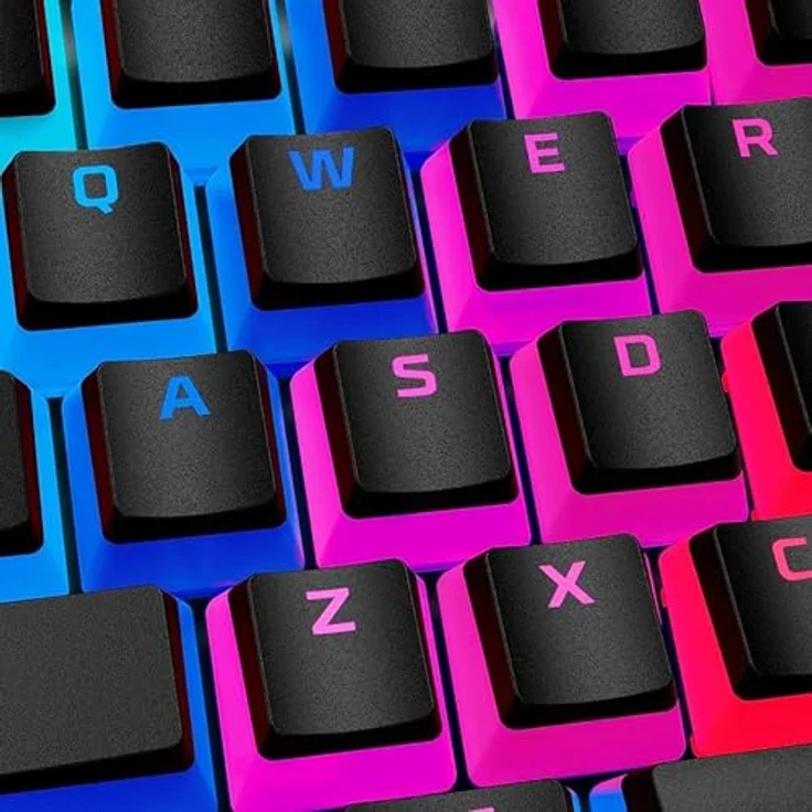 HP HyperX Pudding PBT Keycaps - Black - US - Keycaps - Englisch - US - Schwarz – Bild 5