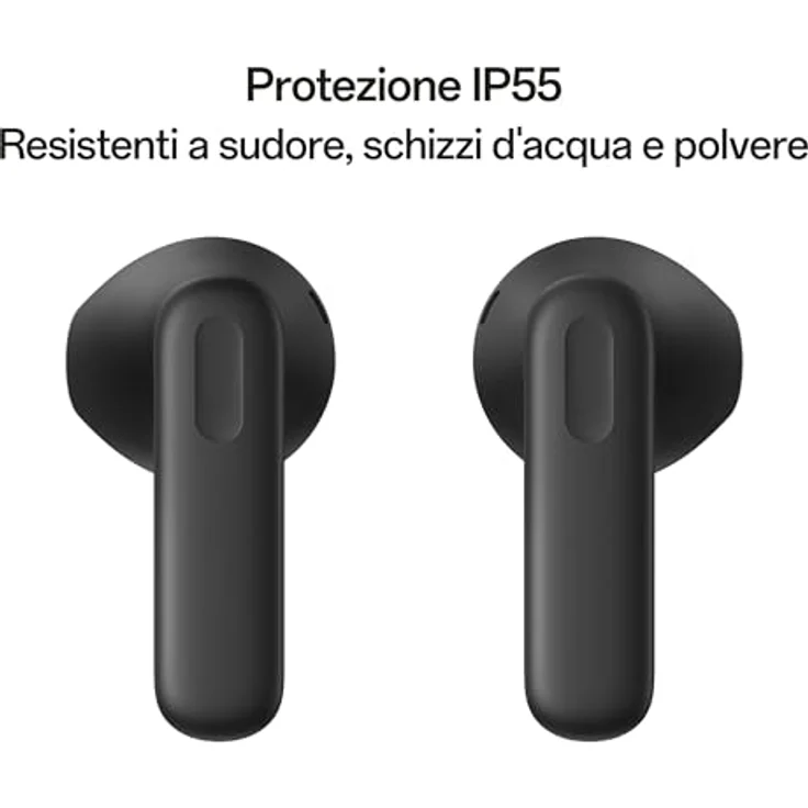 OPPO Enco Buds3, Kabellose In-Ear-Kopfhörer mit passiver Geräuschunterdrückung, 8 h Akkulaufzeit, IP55-Zertifizierung, Schwarz – Bild 5