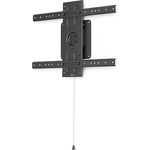 Hama TV Wandhalterung 37“ - 80“ (TV Halterung, drehbar, Hochformat, Querformat, Fernsehhalterung bis VESA 600x400, für Monitore, Bildschirme, inkl. Fischer Dübel, Traglast 50 kg) Schwarz