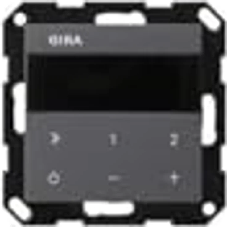 Gira 232028 UP-Radio IP System 55 Anthra, Radio, Grau – Bild 1