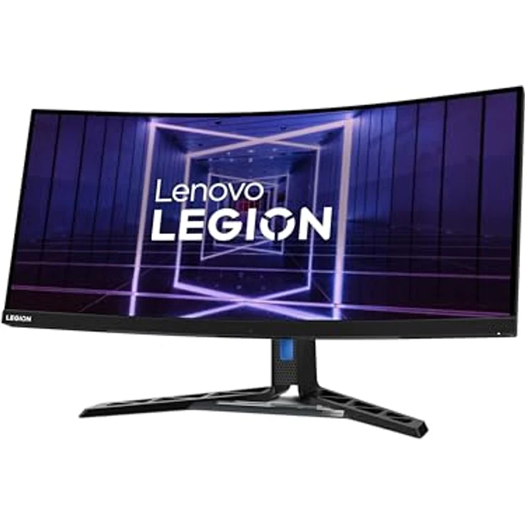 Lenovo Legion Y34wz-30, 34" WQHD Gaming Monitor, 3440x1440, 180Hz, 720 nits, 1ms Reaktionszeit, HDMI, DisplayPort, AMD FreeSync Premium Pro, integr. Lautsprecher, höhenverstellbar, schwarz – Bild 2