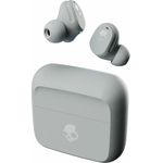 SKULLCANDY Mod Bluetooth Wireless In-Ear-Kopfhörer, Verwendung mit iPhone und Android, Ladekoffer, Kachel und Mikrofon, IPX4 schweißbeständig – Grau/Blau