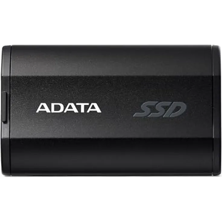 ADATA SD810 500G IP68 Wasserdicht bis zu 2000 MB/s USB 3.2 Gen 2 USB-C Externes Solid State Drive - Schwarz für iPhone 15Pro/Max, Android (SD810-500G-CBK)