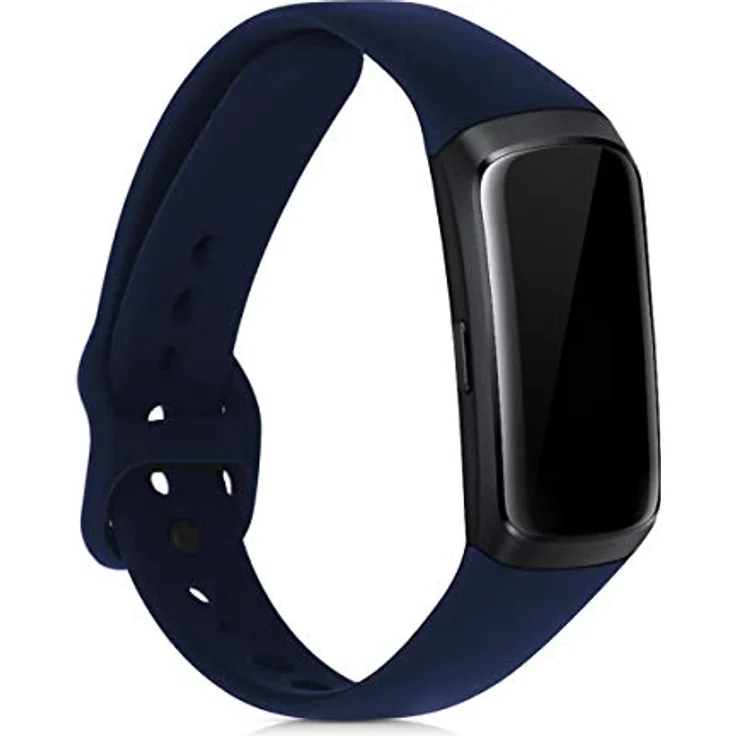 kwmobile 2X Sportarmband Set für Samsung Galaxy Fit (SM-R370) - Verstellbares TPU Silikon Armband in verschiedenen Farben, reißfest und flexibel – Bild 2