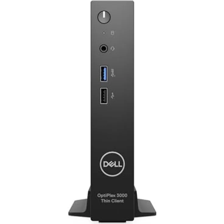 Dell OptiPlex 3000 Thin Client - Thin Client - DTS - 1 x Pentium Silver N6005 / 2 GHz - RAM 8 GB - SSD 256 GB - UHD Graphics - Wi-Fi 6E, Bluetooth, 1GbE - Win 10 IoT Enterprise, Schwarz