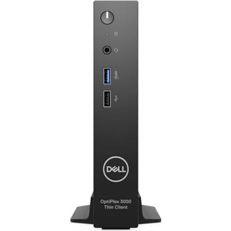 Dell EMC OPTIPLEX 3000 Thin Client TPM, Intel Pentium Silver, 256 GB SSD, 8 GB DDR4, Windows 10 IoT Enterprise, schwarz – Bild 1