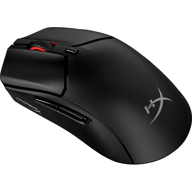 HyperX Pulsefire Haste 2, Kabellose und kabelgebundene Gaming-Maus mit 26K Sensor, 100 Stunden Akkulaufzeit, Schwarz