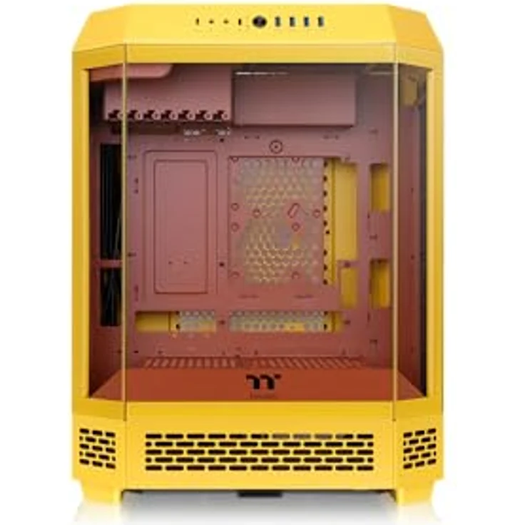 Thermaltake The Tower 600, Mid Tower Chassis mit vertikalem Design, Hidden Connector, Butter Caramel – Bild 2