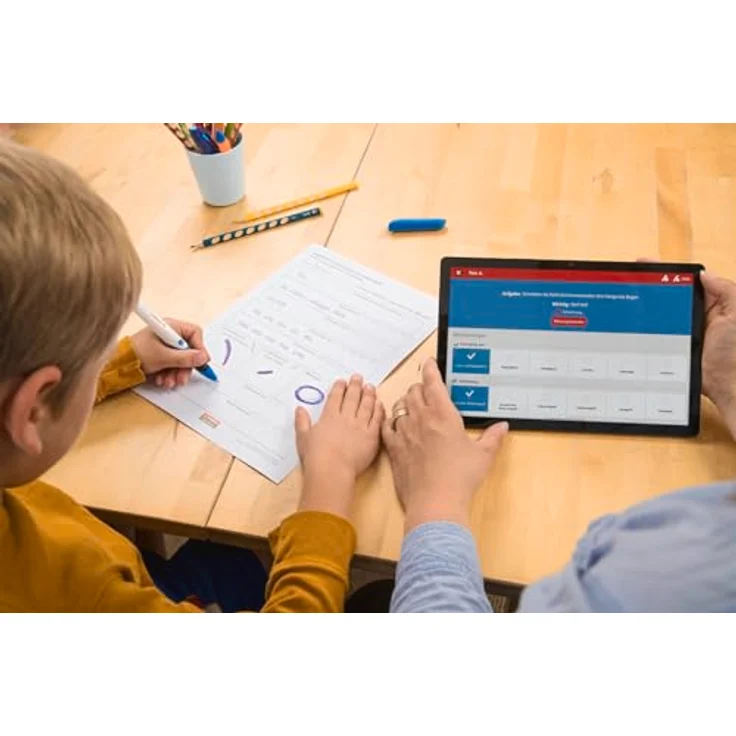 STABILO ErgoPen Neo, Smarter Stift mit App zur Motorik-Befundung für Kinder ab Vorschule, Schreibtraining für Tablet und Papier, ohne Schreibfarbe – Bild 5