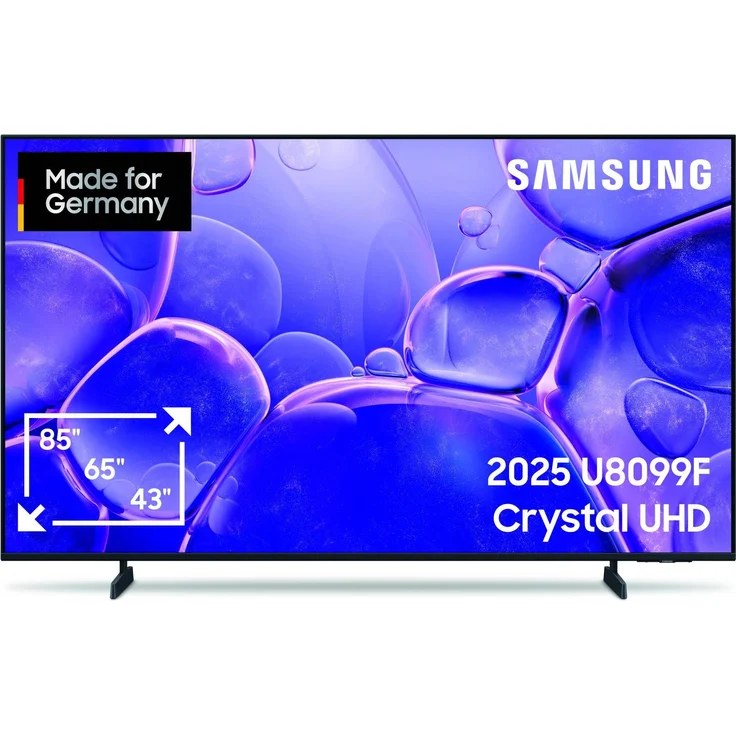 Samsung GU85U8099F, 85 Zoll LCD-TV mit Smart-TV-Funktion und 3 HDMI-Anschlüssen