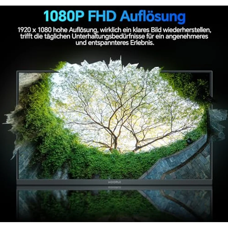 KOORUI E2711K 27 Zoll Monitor, 144Hz FHD IPS Gaming Monitor mit 99% sRGB, Adaptive Sync und Augenfreundlicher Technologie, VESA 100x100mm – Bild 3