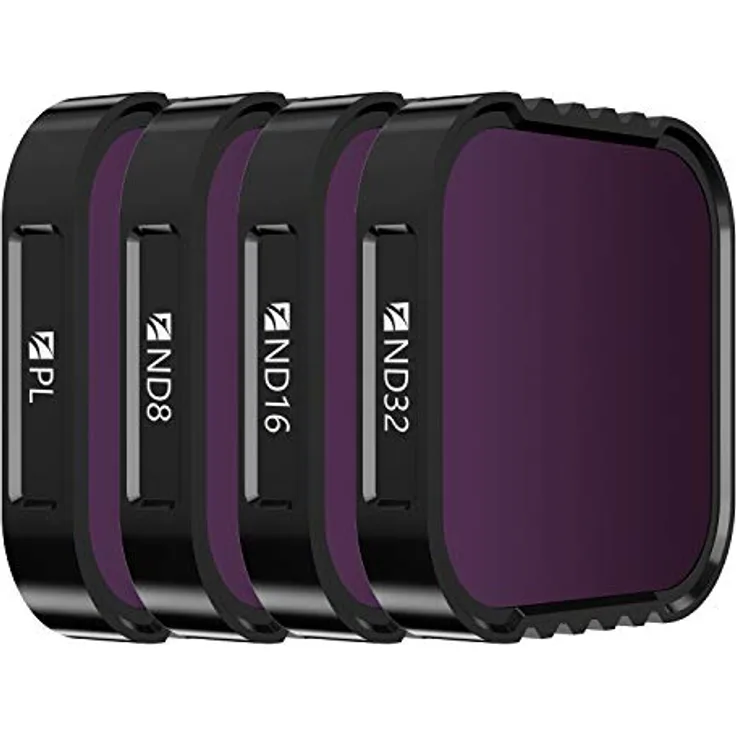 Freewell Standard Day - 4K-Serie - 4Pack Filters Kompatibel mit Hero11, Hero10, Hero9 Schwarz