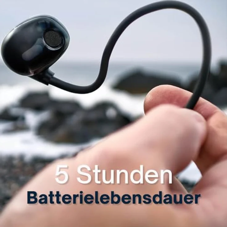 Grundig Wireless In Ear Kopfhörer mit Air Conduction, 5 Stunden Spielzeit, Bluetooth, USB Typ C, Freisprechen – Bild 5