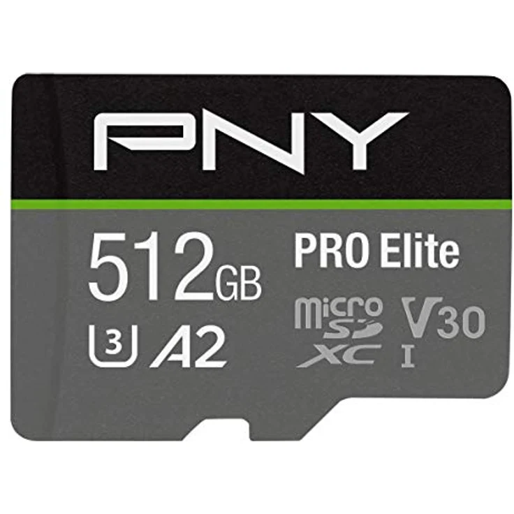 PNY Pro Elite R100/W90 microSDXC 512GB Kit, UHS-I U3, A2, Class 10 (P-SDUX512U3100PRO-GE) – Bild 3