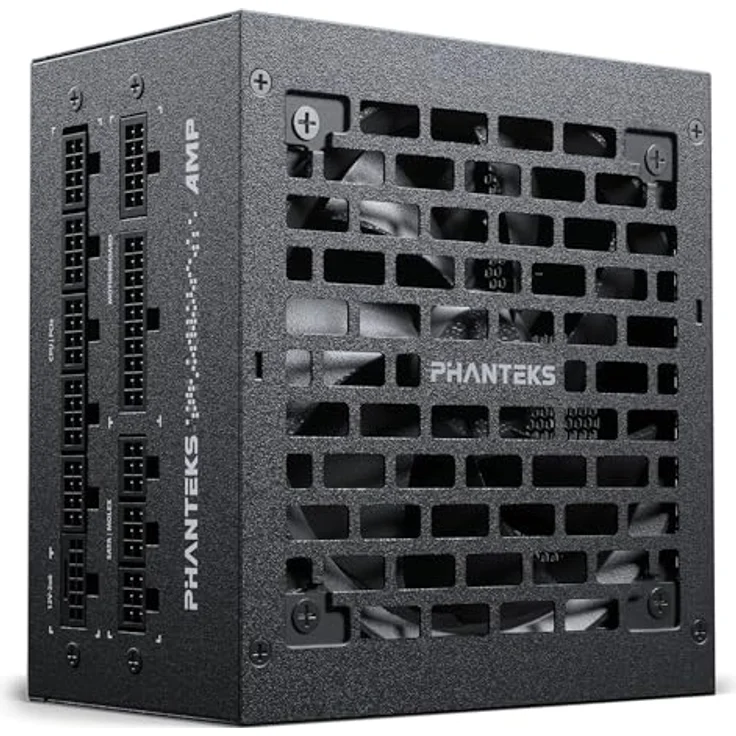 Phanteks AMP GH 750W 80 Plus Gold Netzteil, PCIe 5.1, ATX 3.1-750 Watt, schwarz – Bild 1