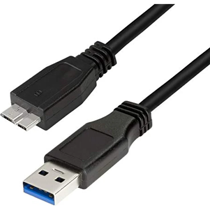 Logilink Kabel USB 3.0 Anschluss A->B Micro 2x Stecker 1,00 Meter – Bild 2