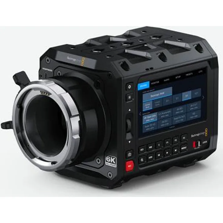 Blackmagic Design PYXIS 6K PL Handkamerarekorder, 6K Ultra HD, schwarz, Wechselobjektiv, 10,2 cm LCD Touchscreen, HDR, 120 fps