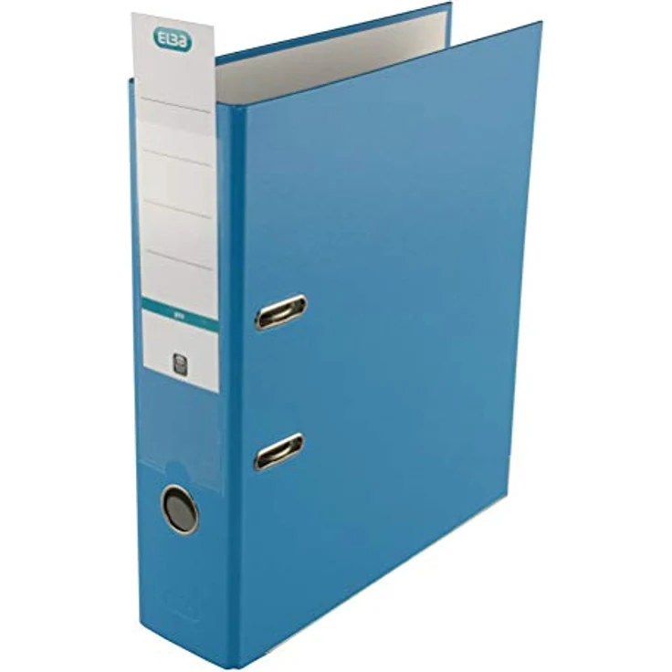 ELBA Aktenordner smart Pro PP/Papier - A4, 80 mm, hellblau, strapazierfähige PP-Folie, Premium-Mechanik – Bild 3
