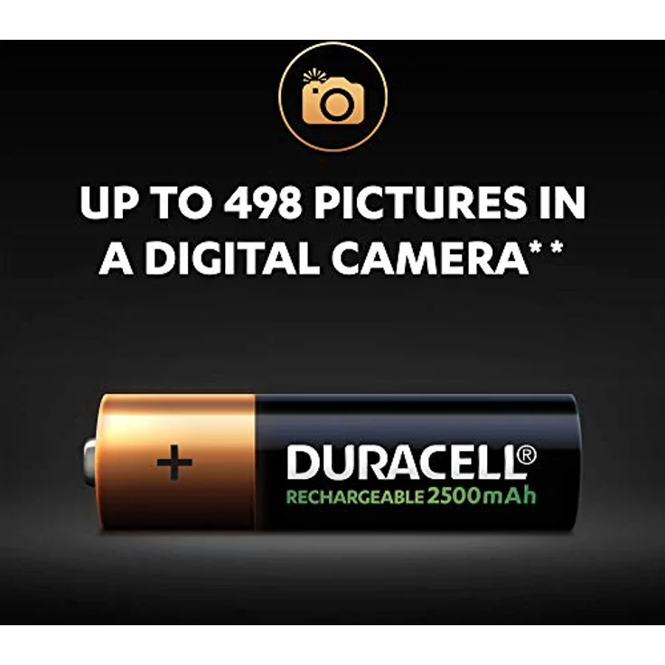 Duracell PreCharged HR06 Mignon (AA)-Akku NiMH 2500 mAh 1,2V 4St. – Bild 8