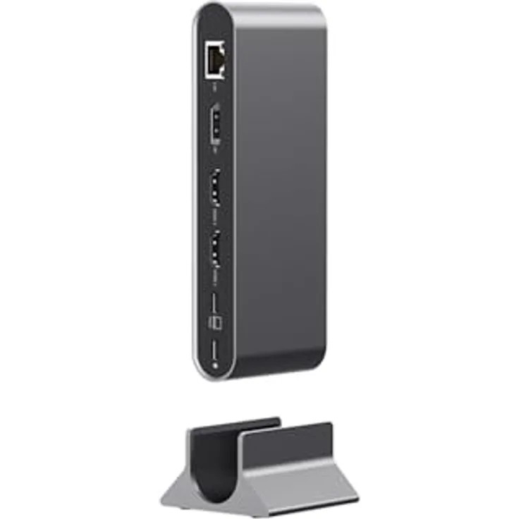 Acer Type-C Universal Dockingstation 15-in-1, Kabelgebunden, USB 3.2 Gen 1, Gigabit Ethernet, HDMI und DisplayPort Ausgänge, kompatibel mit mehreren Herstellern, Schwarz