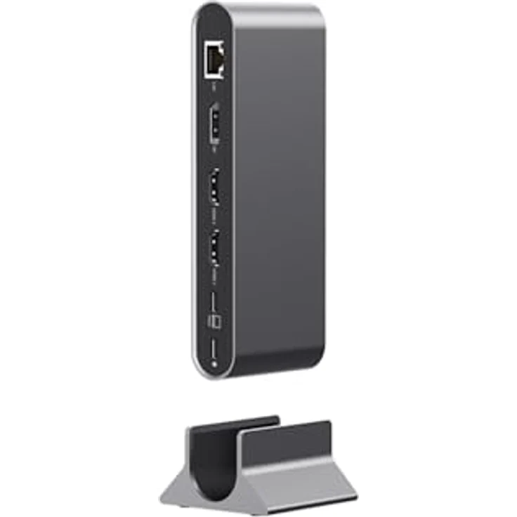 Acer Type-C Universal Dockingstation 15-in-1, Kabelgebunden, USB 3.2 Gen 1, Gigabit Ethernet, HDMI und DisplayPort Ausgänge, kompatibel mit mehreren Herstellern, Schwarz – Bild 1