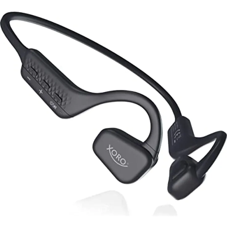 XORO KHB 35 - Revolutionäre Offene Ohr-Kopfhörer, Akku für 8 Std. Musikgenuss, Freisprechen, Bluetooth, ideal für Outdooraktivitäten, Spritzwasser & Staubschutz